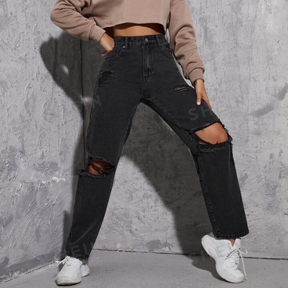 Distress mom jeans - Picture 5 of 5